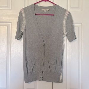 Ann Taylor Loft Small Short Sleeve Cardigan